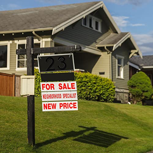 3 Inch Modern House Numbers, Black Self Adhesive House Number Mailbox Number Sticker, House Address Numbers For Outside, Door Numbers For Apartments Office Hotel Room, Mailbox Numbers For Outside (2) #TOP5