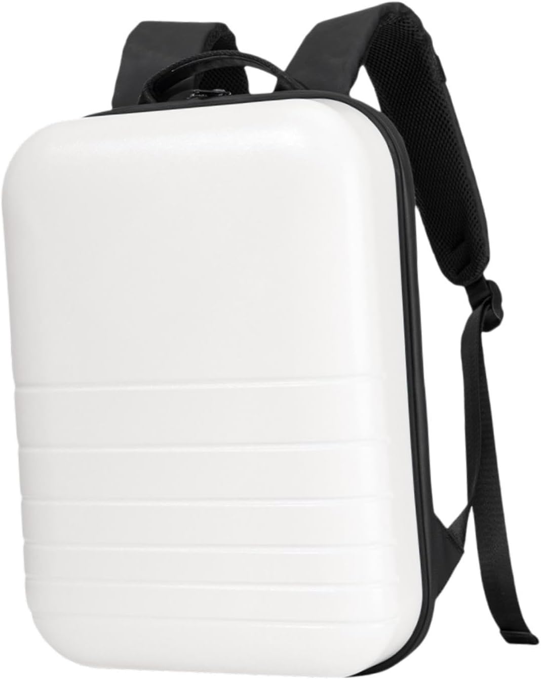 14 L Laptop Backpack Travel Backpack Carry on Backpack Waterproof Hardshell for Men Women Business Trips Electronics Mobiles, White