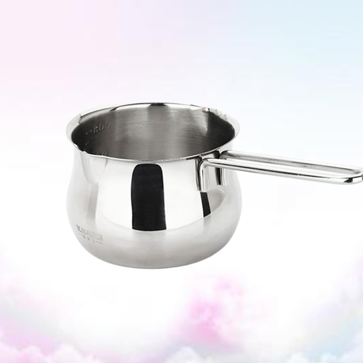 Pentolino Latte in Acciaio Inox 304, Padella Riscaldante