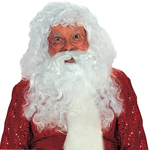 Perruque Père Noël avec barbe blanche Forum Novelties accessoire déguisement adulte