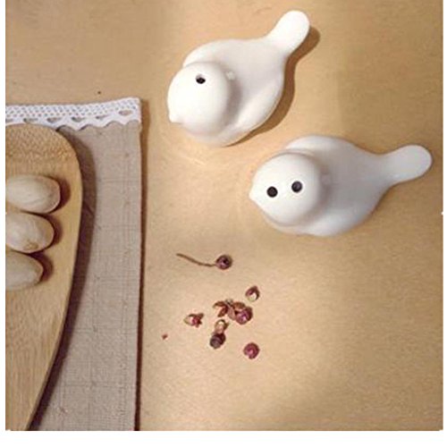 1 Pair Love Bird Salt And Pepper Shakers Caster Gift Box #TOP4