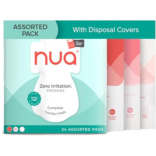 Nua Complete Comfort Sanitary Pads Pack of 24