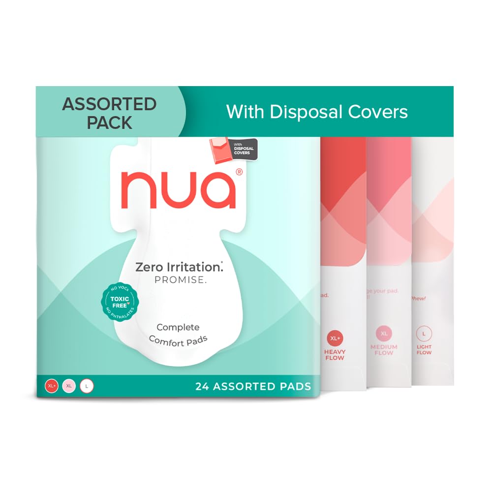 Nua Complete Comfort Sanitary Pads for Sensitive Skin