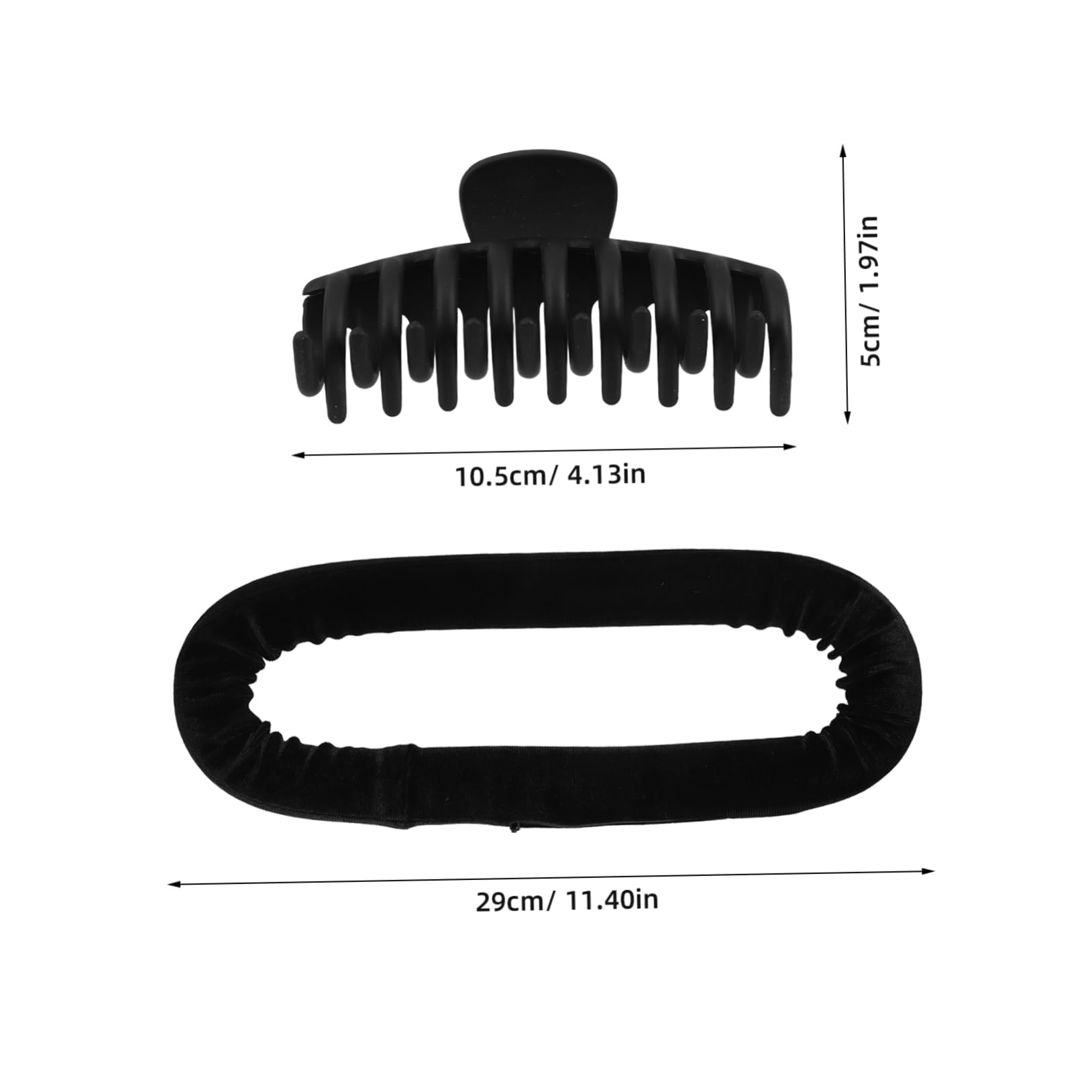 BESTYASH 1 Set No Heat Hair Curling Rod for Long Hair with Banana Clips Versatile Heatless Curling Tool