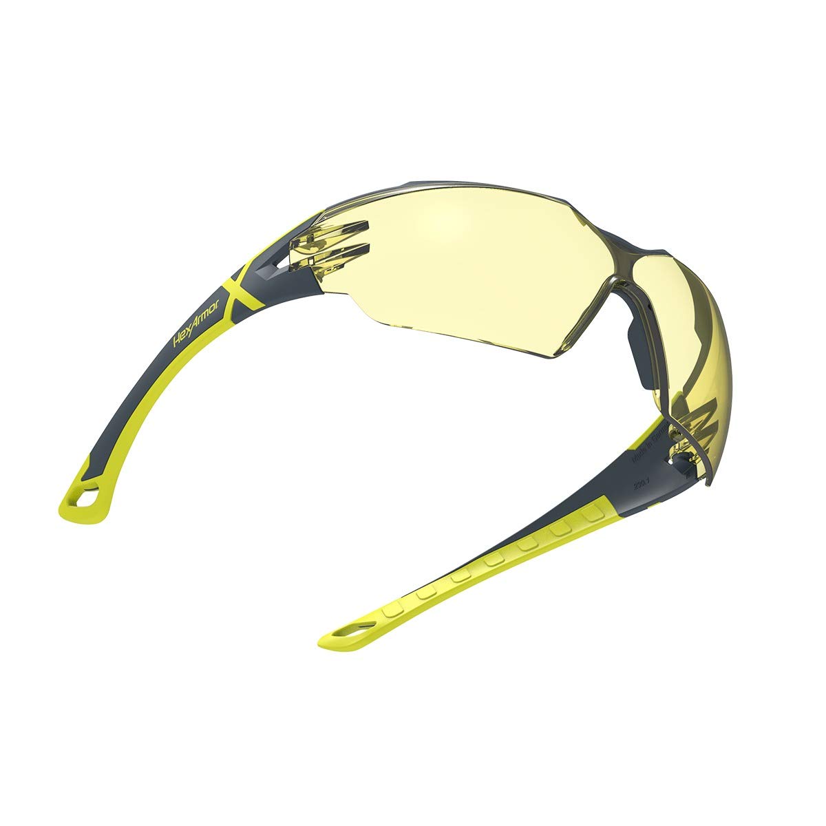 MX300 z87 Safety Gl, Amber Lens, TruShield Anti-Fog Coating