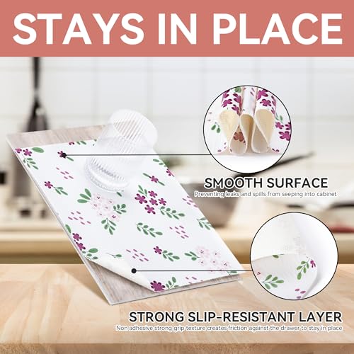 Forro de estante protector RAY STAR para organizar tocadores con base antideslizante 4
