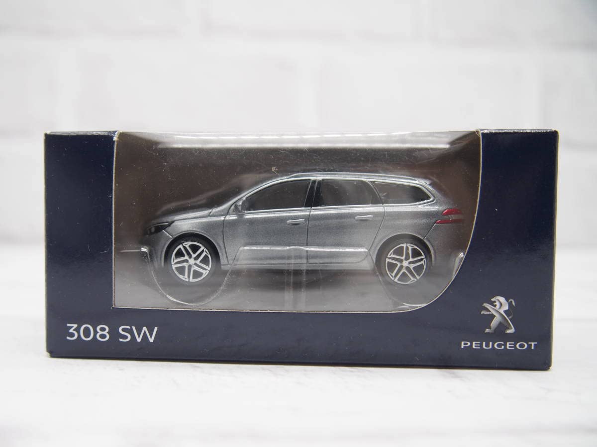 Amazon | 1/64 ミニカー プジョー PEUGEOT 308 SW 2017 シルバー