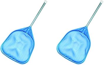 2 Hydrotools 8050 Swimming Pool Spa Tub 12" Aluminum Handle Leaf Net Skimmers