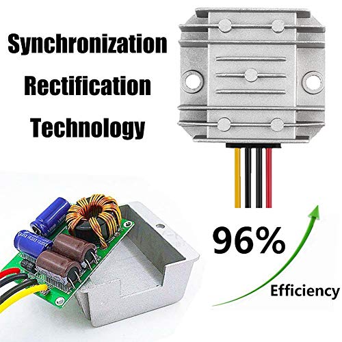 Image of Voltage Reducer DC 8V-40V to 12V 3A 36W Automatic Buck Boost Converter Step Down Up Regulator Waterproof Module Transformer for Golf Cart Club Car