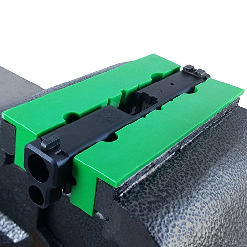 ATLIN Vise Jaws 6" - Nylon, Non Marring Soft Jaws - Multi-Purpose Design for Gunsmithing, Woodworking, Jewelry Making, Plumbing