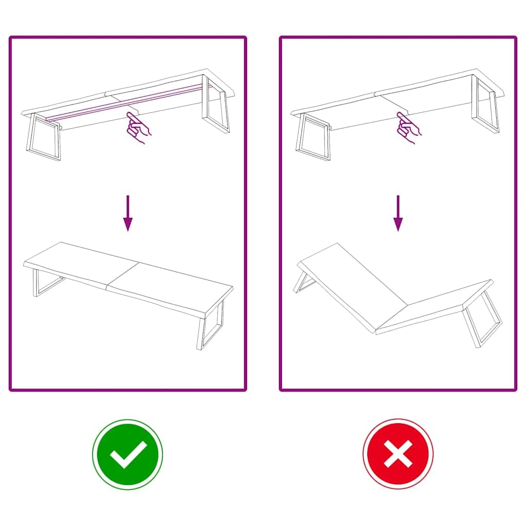vidaXL Piano Bagno Marrone Scuro 200x50x(2-4) cm Legno Trattato