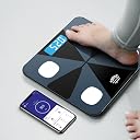 Hoffen (Made in India) HO19 Bluetooth BMI,BMR Weight Machine for Body Weight With 13 Essential Body Parameters Free Bluetooth Mobile APP | Easy App Sync - 2 Years Warranty (Legender series) gallery image