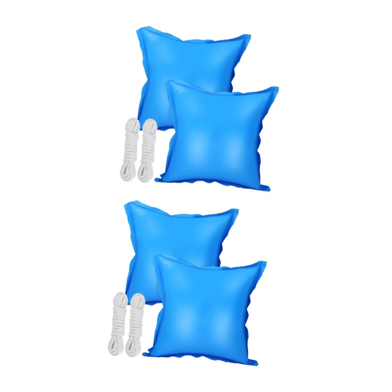 Sosoport 2 Almohadas de Aire para Piscina, Gruesas y Resistentes al Frío, con Cuerda, para Invernar Piscinas Elevadas y Proteger Las Paredes