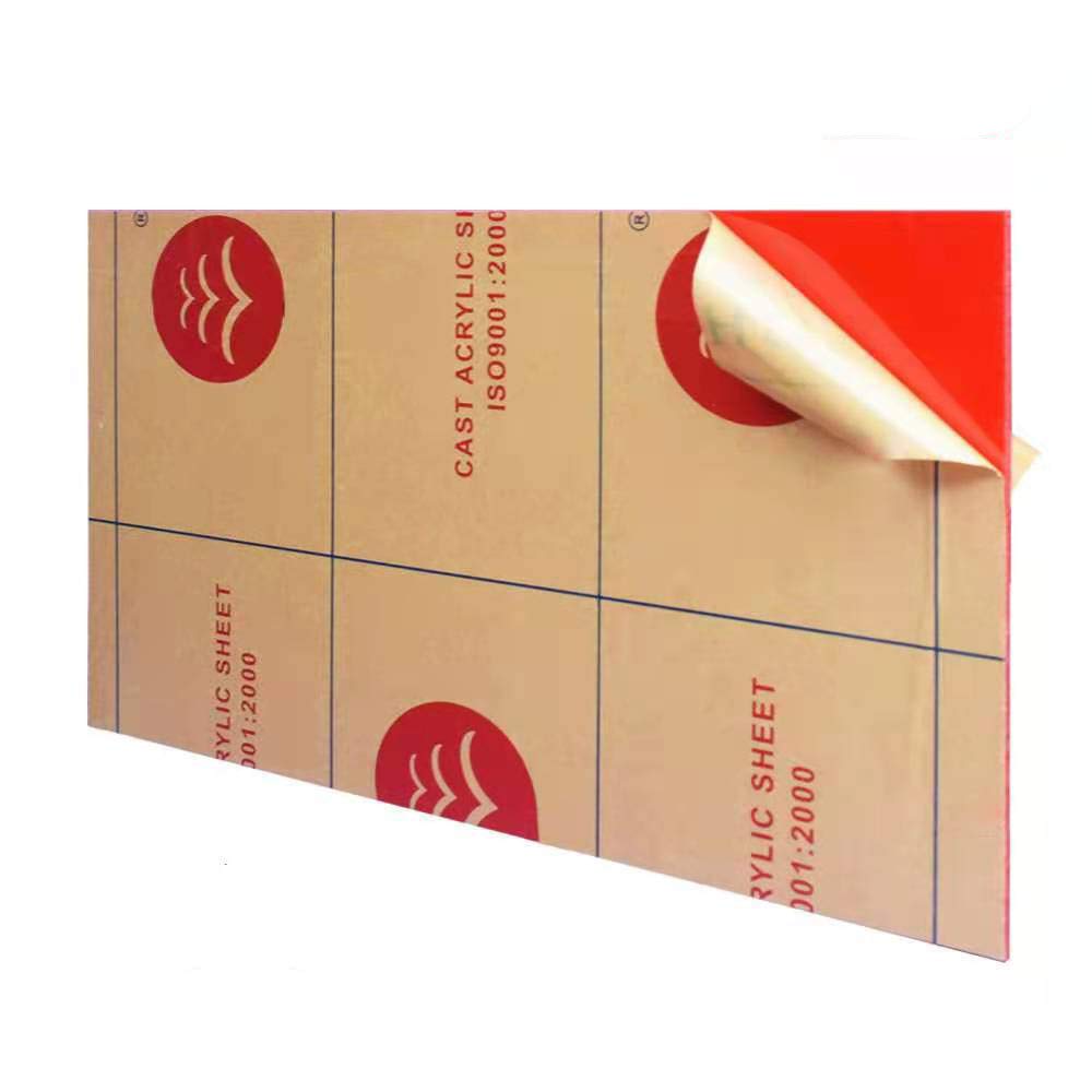 XLNT TECHCast Acrylic Plastic Sheet Size: 12" x 20" x .118" (Red Color, 1 Pieces, no-Transparent).