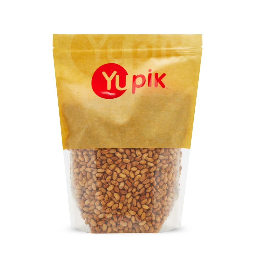 Yupik Unsalted Roasted Soya Beans, 2.2 lb (35.2 oz), Vegan, Gluten-Free, Kosher Snack, Nutty Flavour, Excellent Source of Protein & Fiber, Healthy Crunchy Snack