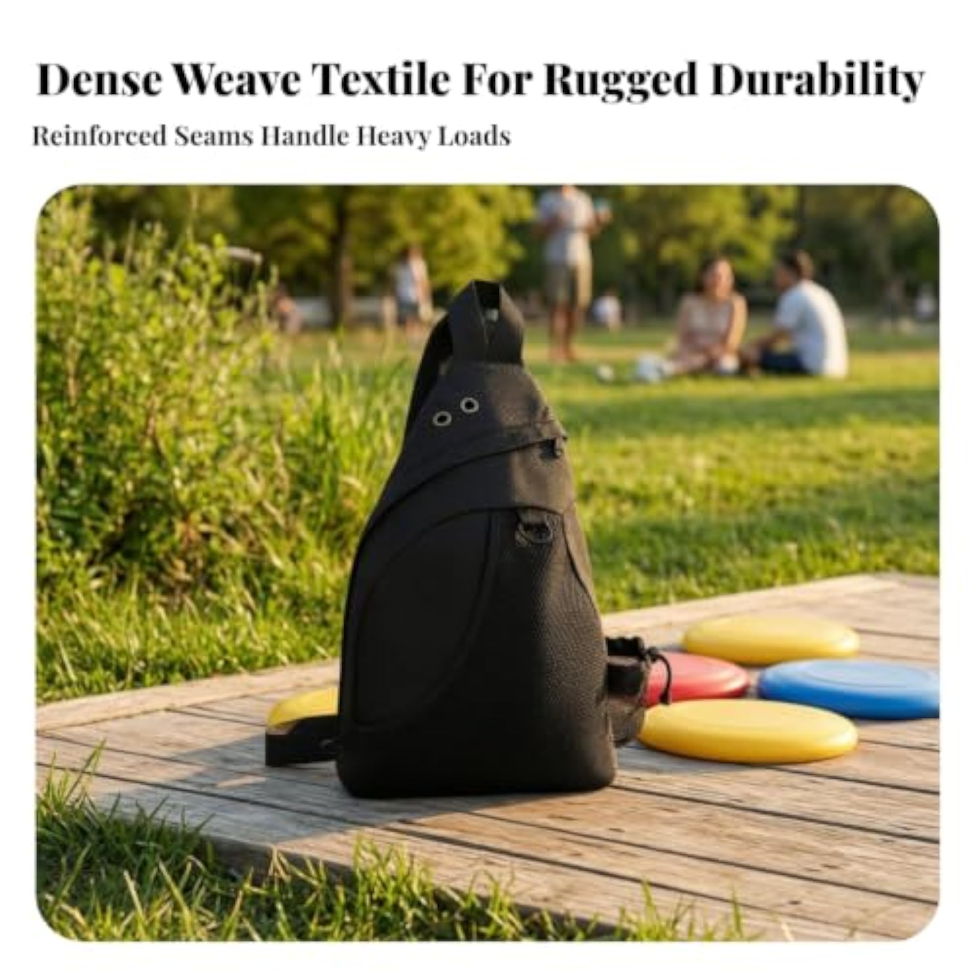 Lightweight Space-Saving Disc Golf Sling Bag