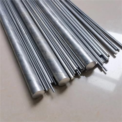 7075 Solid Aluminum Rod Diameter 3-25mm Length 490mm Super Hard AL7075 Grade Aluminum Round bar for Aviation Maritime Industry(3 x 490mm)