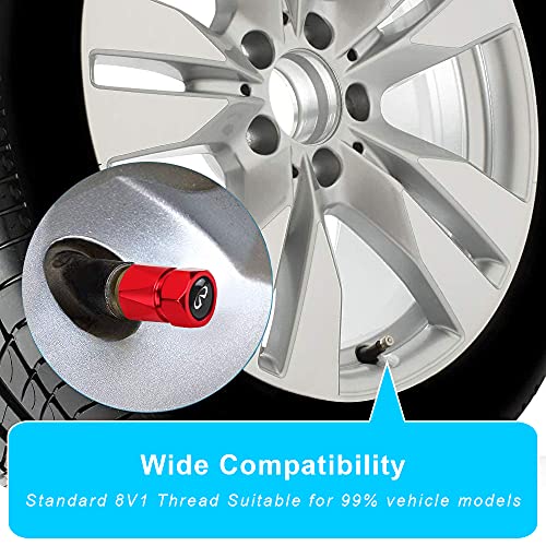 RocarKB-4-Pieces-Red-Car-Wheel-Tire-Valve-Stem-Cover-Auto-Valve-Stem-Caps-Suitable-for-Infiniti-QX50-Q50-Q70-Q70L-Q60-QX30-QX60-QX80-Metal-Styling-Decoration-Accessories