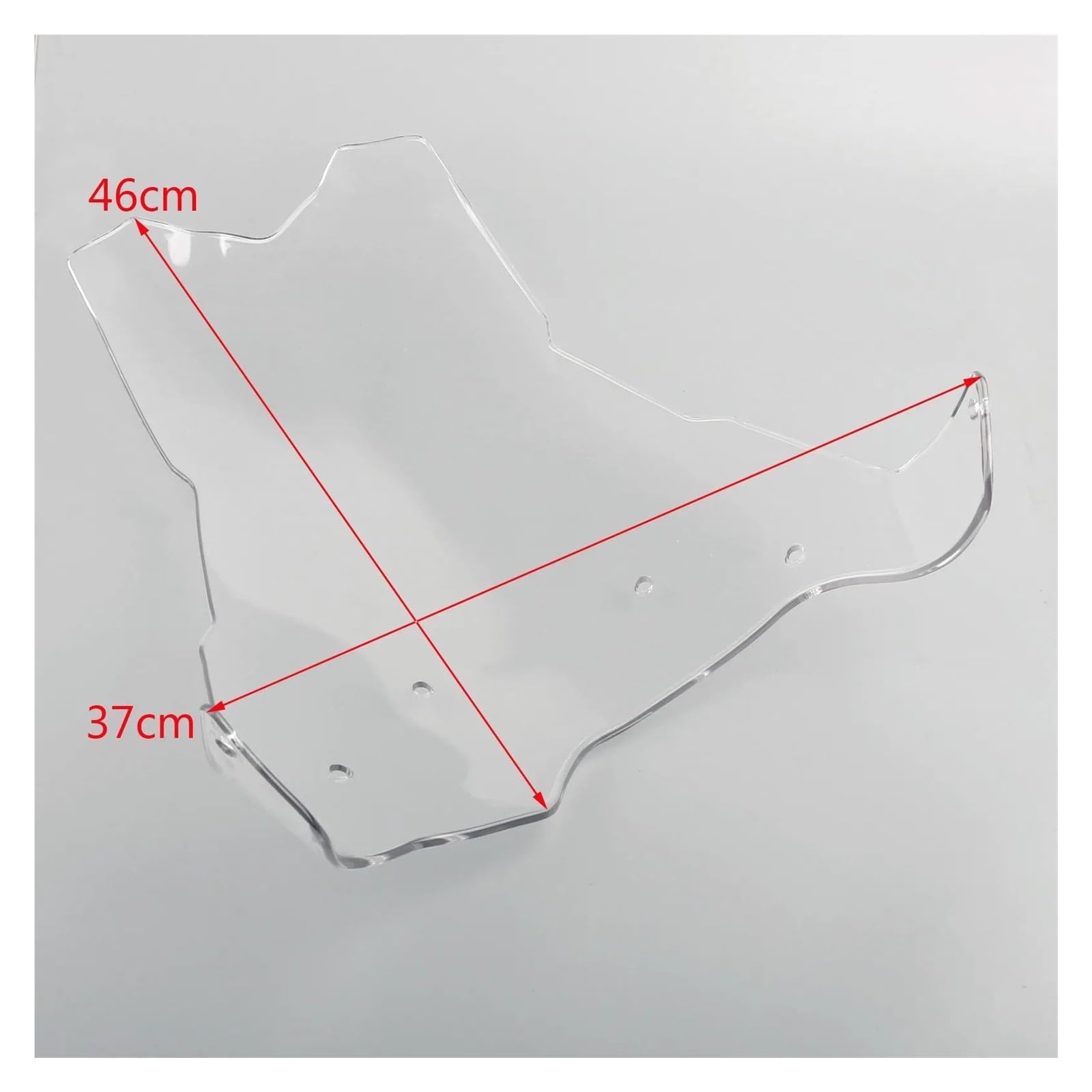 Parabrisas Cúpula Windshield para BMW para Adventure F650GS F700GS F800GS 2008-2017 Parabrisas + 4"(Clear)