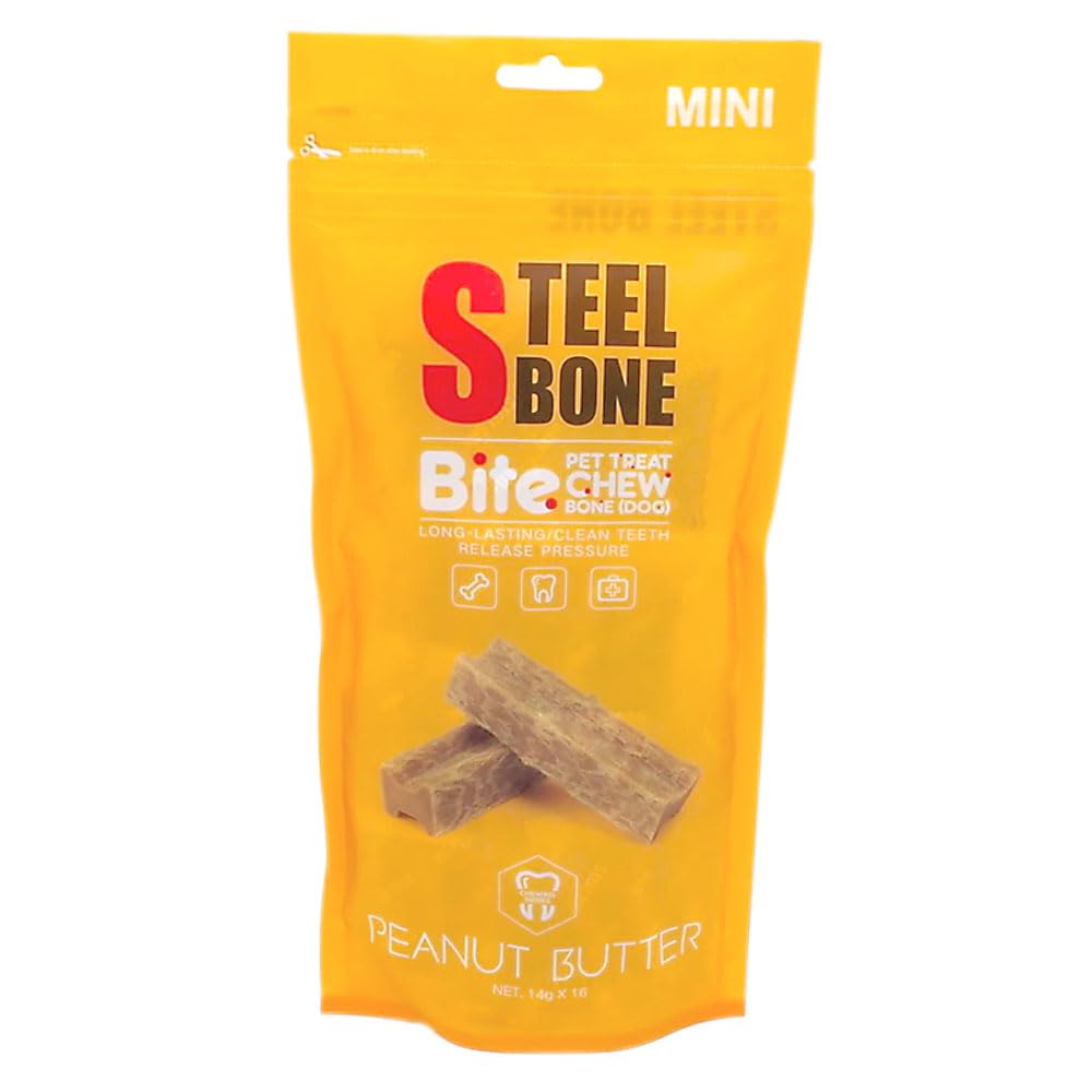Amazon | 【犬用 おやつ】STEEL BONE スチールボーン MINI 14g 16本