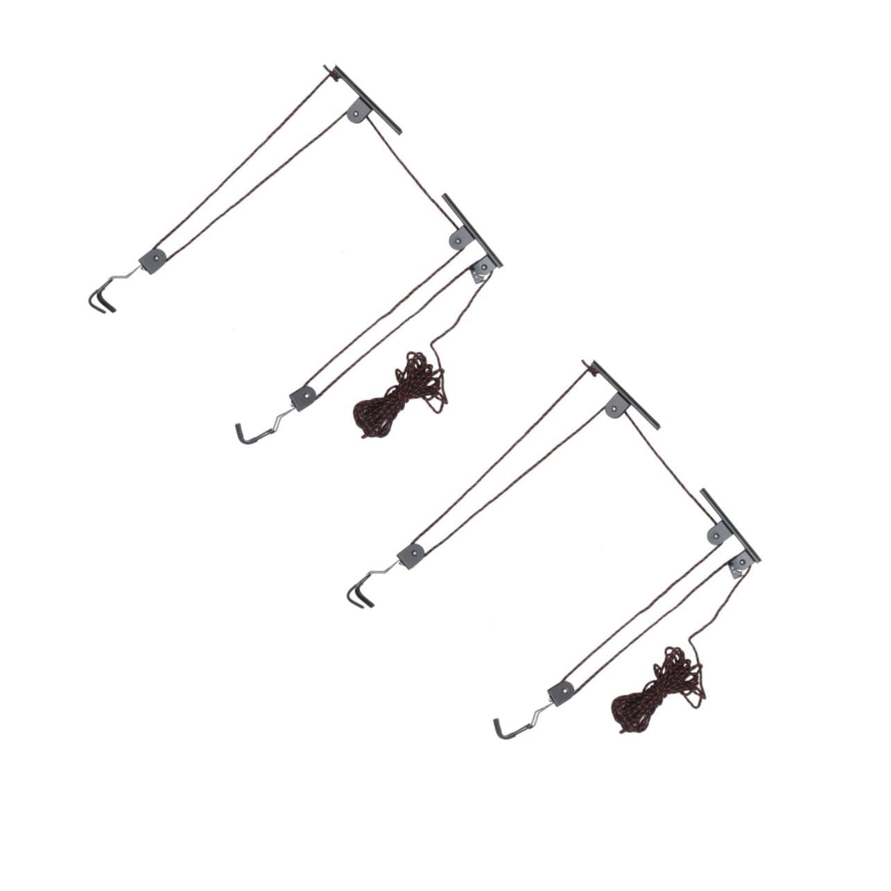 Milisten Soporte De Pared para Grúa De Bicicleta Soporte para Bicicletas Gancho para Colgar Bicicletas Colgador De Bicicletas para Bicicletas De Carretera Soporte De Pared para