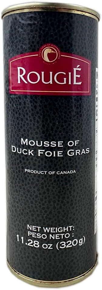 France (Round Tin) Mousse Of Fully-cooked Liver Foie Gras, 11.2000-Ounce Cans