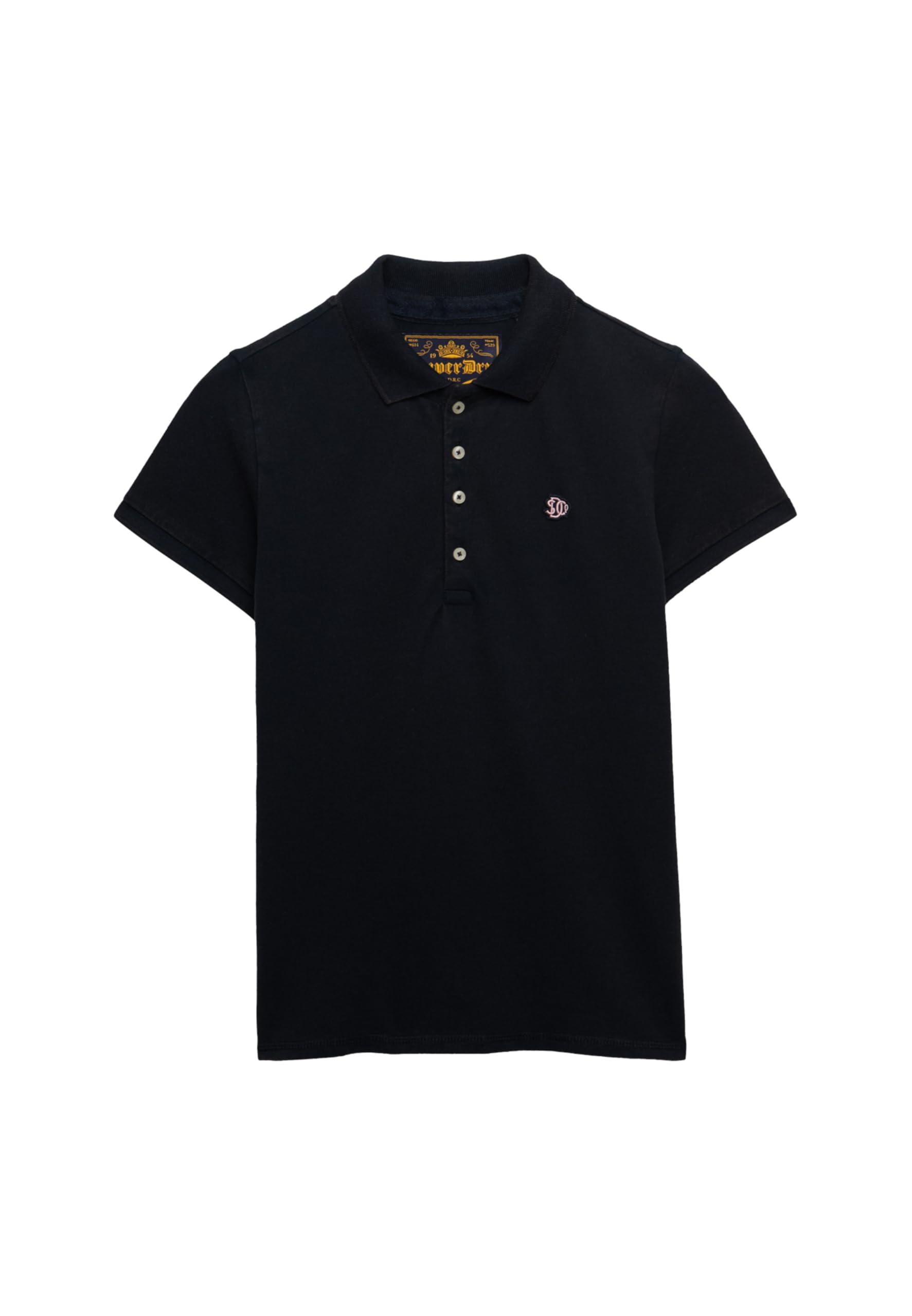 Superdry Heritage Slim Fit Polo T-Shirt, Eclipse Navy, 42 Femmes