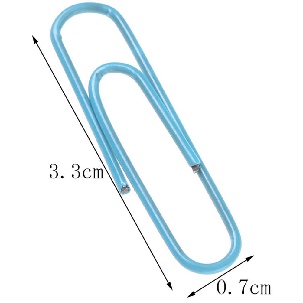 Multi-coloured Paper Clips (6pcs), Strong Grip, Vibrant Colors – Soni Officemate - View #3