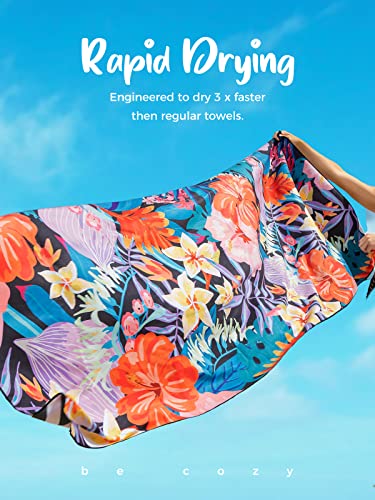 Lightweight Beach Towels 2-Pack Oversized Beach Towels - 71x32 Inch Microfiber Sand-Free Quick Dry Towels For Travel & Camping Camping Essentials - View #9