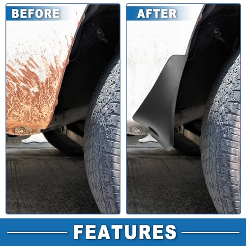 Image of Mud Flap Splash Guard with Mount Accessories Front & Rear Side Mud Guard for Toyota RAV4 2006-2012 (Set of 4)