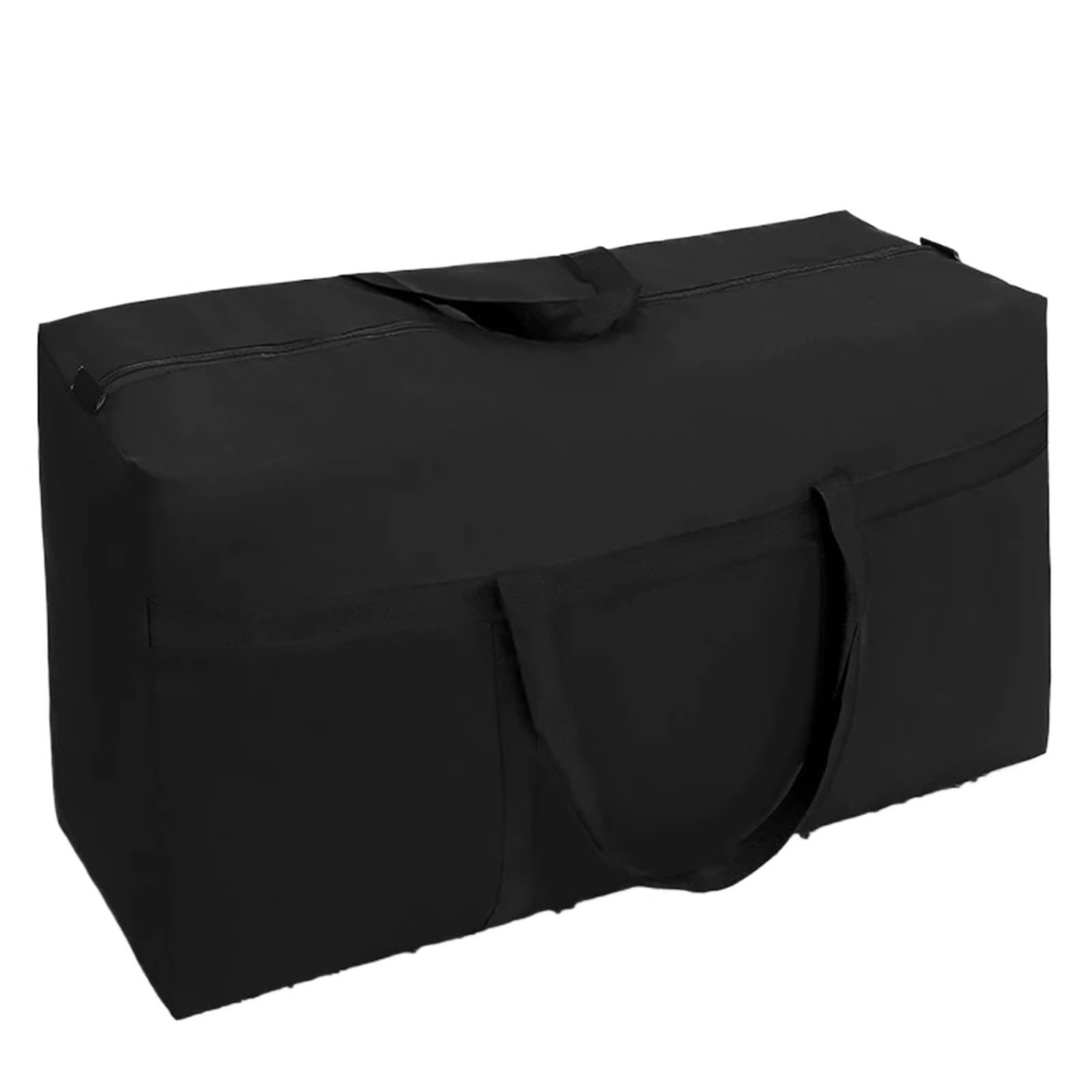 WEOKDFHA Moving Bags Extra Large Waterproof Moving Luggage Bags Laundry Shopping Bag Quilt Storage,Dust-Proof And Removable,Sturdy,Travel(Black,80x45x25cm)