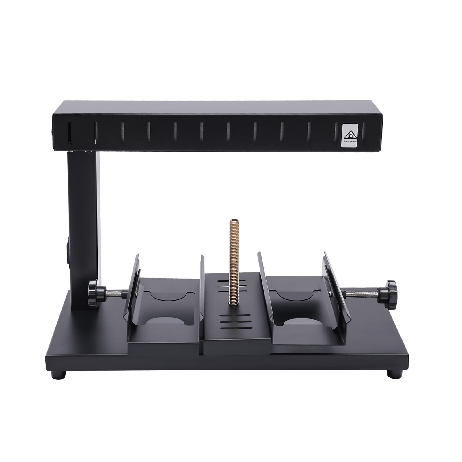 DYNAMI Cheese Melter,Electric Commercial Cheese Machine Melting Warmer,750W 304 Stainless Steel Heating Tube Quick Heating,Adjustable Distance,Double Cheese Rack (CM750D)