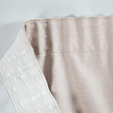 Sundour Eclipse Blackout Pencil Pleat Curtains Natural Beige 66x54 Fully Lined Curtain Pair Cover