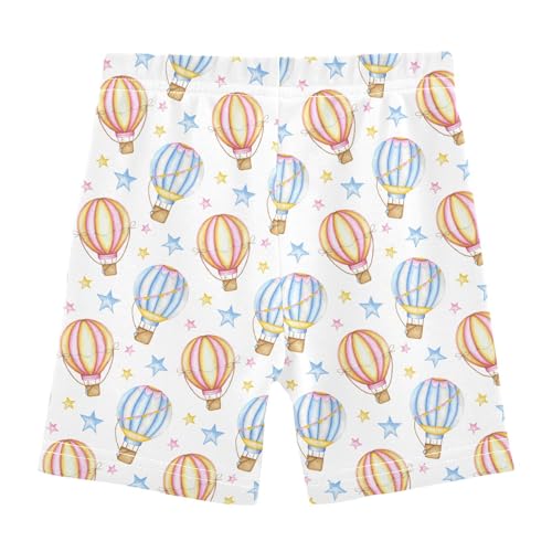 Girls' Shorts Soft Summer Soft Boxers Short Colorful Hot Air Balloon Leggings Dance Bottoms3