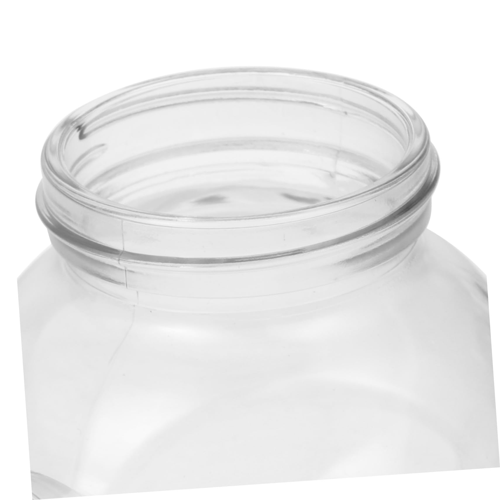 Garneck 10 Kleiner Glas Bonbongläser 180ml mit Deckel aus Glas und Pp | Dickwandige Ausführung, Transparente Vorratsbehälter für Bastelprojekte und Kinderarbeiten