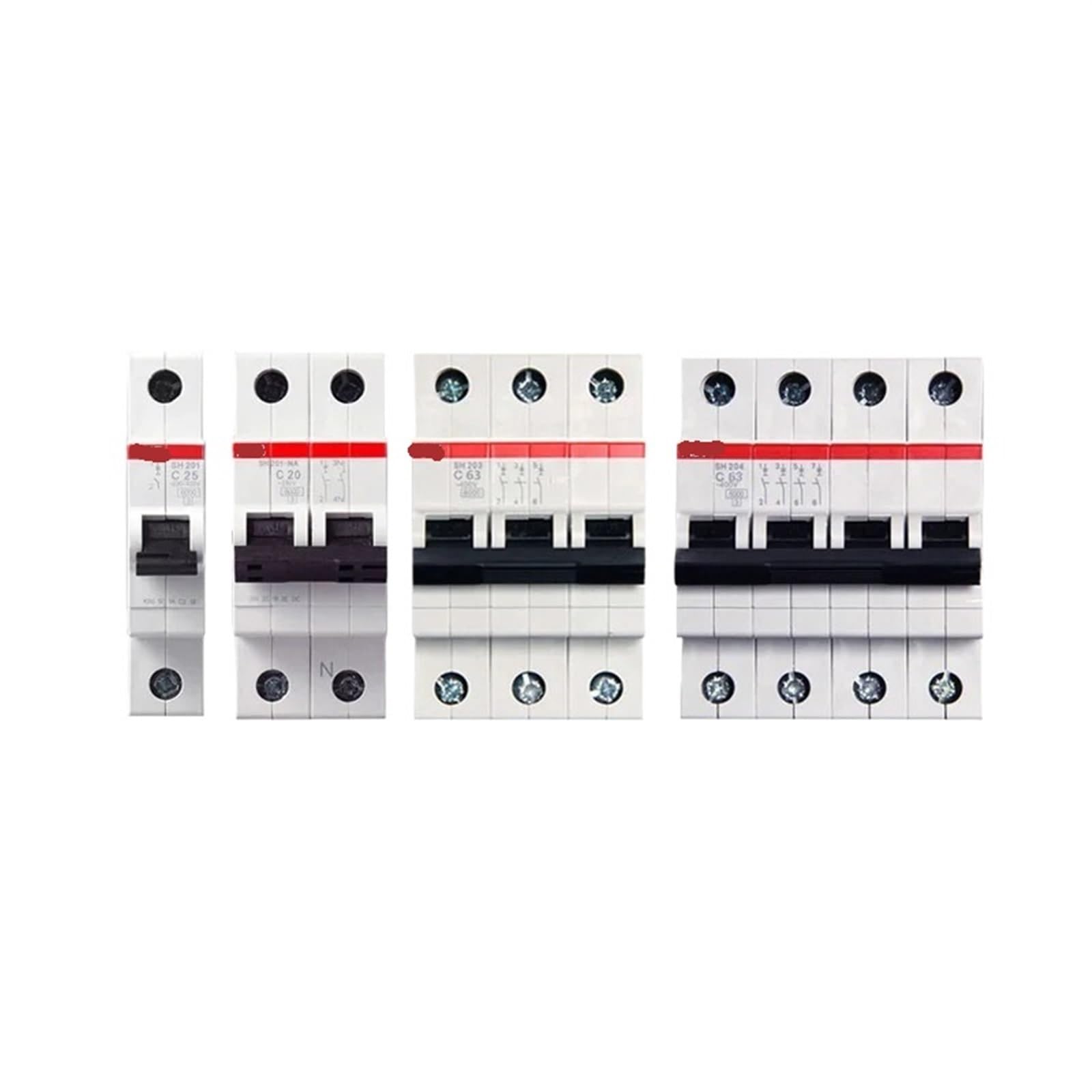 Disjoncteur miniature 2P 10A pour interrupteur d'éclairage S201-C25