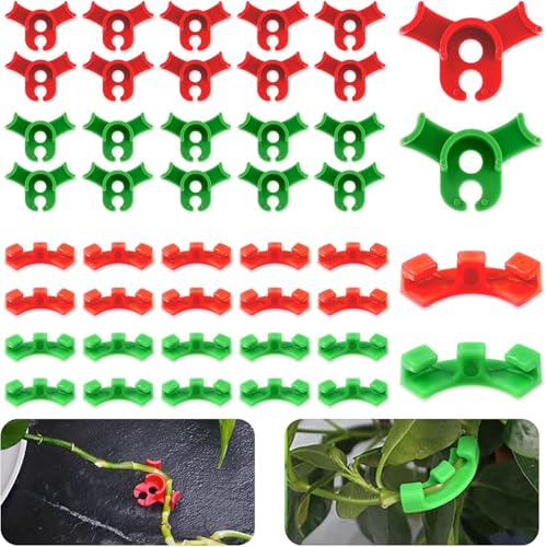 weiclianhp 120 Stück Pflanzenbieger, 90 Grad Winkel Pflanzenclips, Plant Training Biege Clips, Pflanzenwachstum Bieger für Pflanzenclips Zum Biegen von Pflanzenstämmen Ändern der Wuchsrichtung