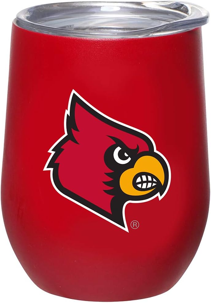 The Memory Company NCAA Teams Matte Stainless Steel Stemless Tumbler with Lid, 12oz