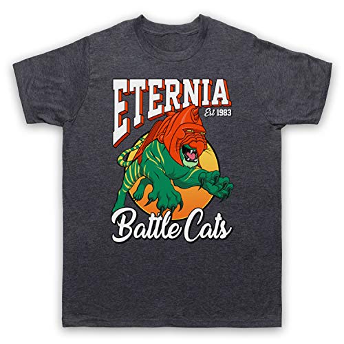 T-shirt Eternia Battle Cats He-Man en coton premium de qualité supérieure