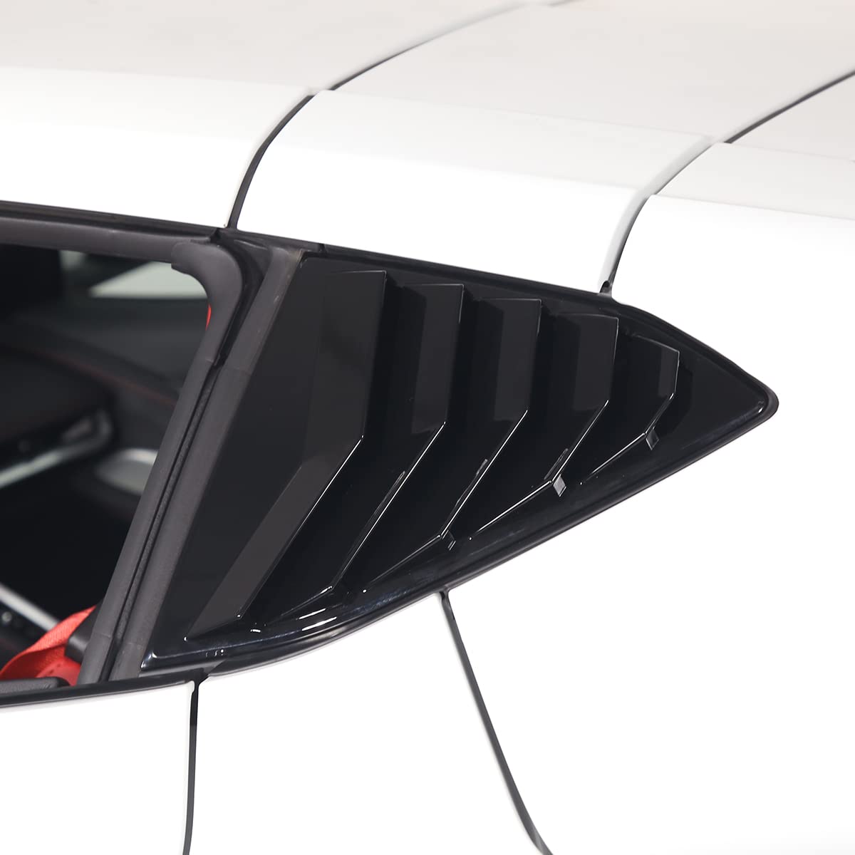 Adesivi Interni In ABS Per Volante Chevrolet Corvette C8 2020-2023 - Effetto Fibra Di Carbonio - 3