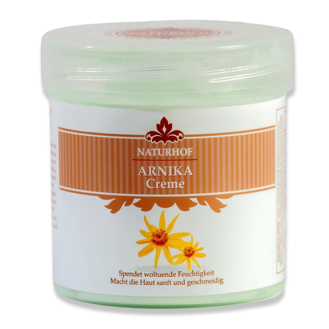 Crema Arnica con Formula Antiinflamatoria Natural | Crema Dolores Musculares y Articulaciones | Crema Masaje Fisioterapia | Crema de Arnica efecto calmante | Crema Masaje Profesional | Uso Cosmetico