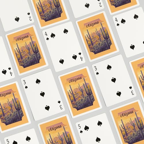 Lantern Press Arizona Naipes Póker 52 Cartas Adultos miniatura 4