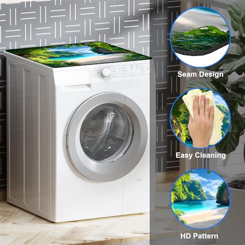 Image of Washer and Dryer Topper for Top,23.6 inch x 19.7 inch Washer Dryer Countertop Mat, Waterproof & Anti-Slip Dryer Top Protector Mat