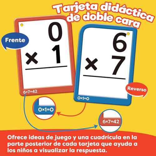 Tabla de multiplicación de silicona con 332 cartas de matemáticas 3
