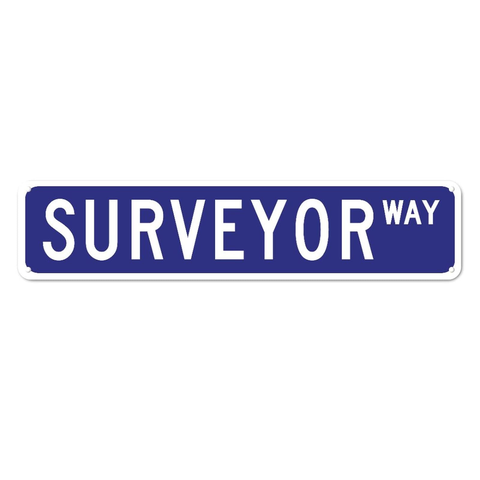 SURVEYOR WAY Vintage Tin Signs Art Plaque Aluminum for Bedroom Kitchen Garden Wall Pub Club Coffee Hanging Decor 4x16 Inch