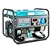 Produktbild Könner & Söhnen KS 7000 Stromerzeuger, 13 PS 4-Takt Benzinmotor, Kupfer, 5500 Watt, 1x16A, 1x32A (230V) Generator, Automatischer Spannungsregler, Anzeige, für Haus, Garage oder Werkstatt