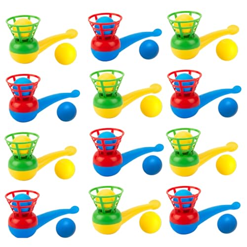 Image of SNAPTRON Return Gifts for Kids, 12Pcs Magic Blow Pipe & 24Pcs Floating Ball Birthday Return Gift for Kids Creative Magic Blowing Ball Toy Party Game for Kid & Adults