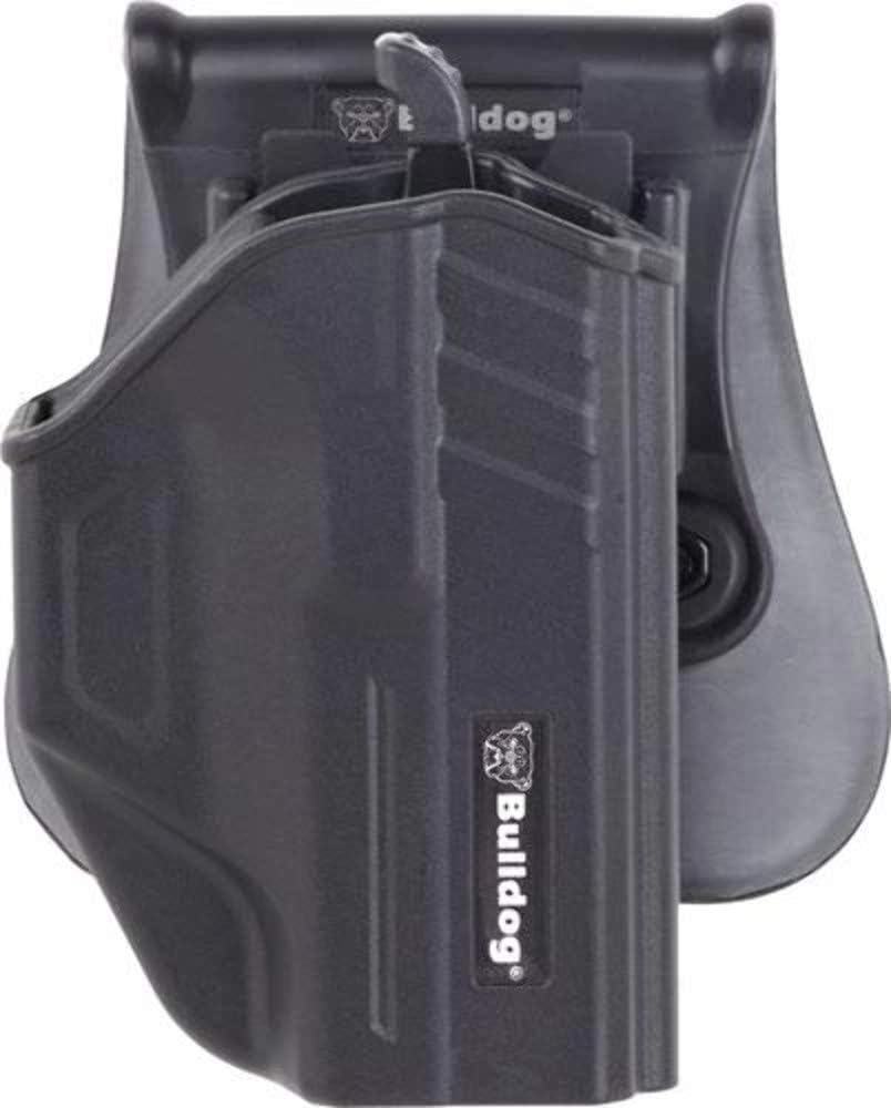 Bulldog Cases Thumb Release Holster Includes Universal Magazine Holder W/ Belt Clip