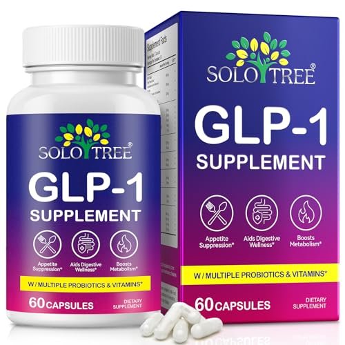 GLP-1 Supplement, Metabolic Activator with Probiotics, GLP for Weight Management, Appetite Control, Craving Reduction, Energy & Gut Health Support (60 PCS)