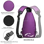AMJ Crossbody Sling Bag Men Women, Casual Shoulder Backpack, Chest Daypack Satchel for Hiking Travel - Image 4